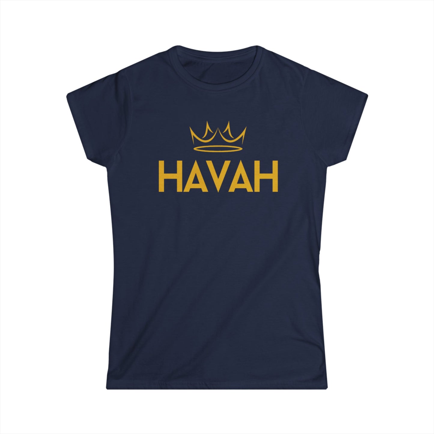 Crown Design Women's Softstyle Tee - Stylish and Comfortable Casual Wear