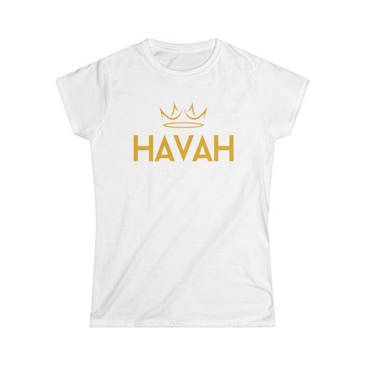 Crown Design Women's Softstyle Tee - Stylish and Comfortable Casual Wear